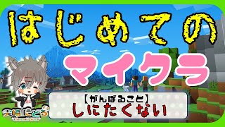 【ほぼ初心者マイクラ】穴掘りするんだ！冒険してるだけだから、寝ていいよ！#maincraft 【#尖崎にどる/#Vtuber/#花天月地】