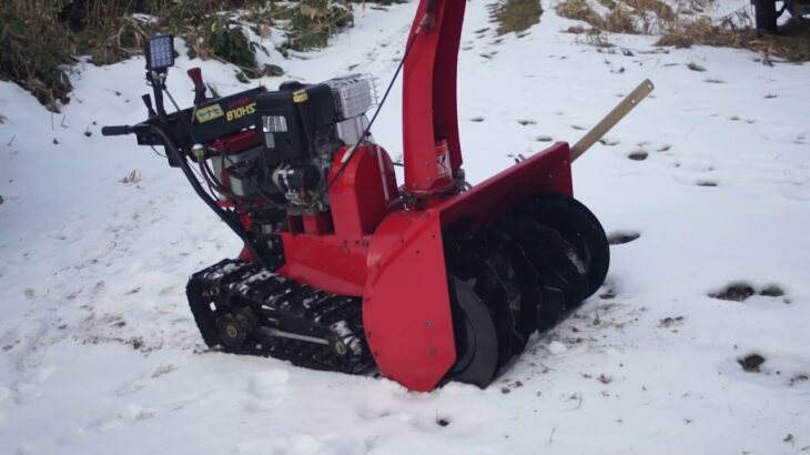 ヤナセ除雪機810HST修理後始動テスト動画です。