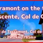 【エアロバイク音楽】【エアロバイク景色】Terramont on the top, descent, Col de Cou – Col de Terramont, Col de Cou【作業用BGM】