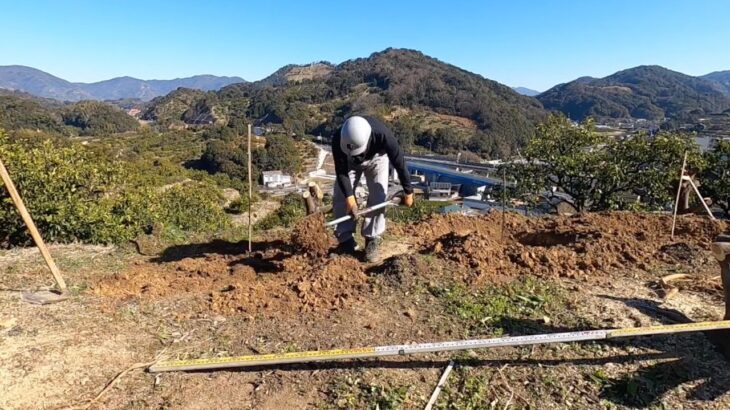 【いつもの作業】植え穴を掘る