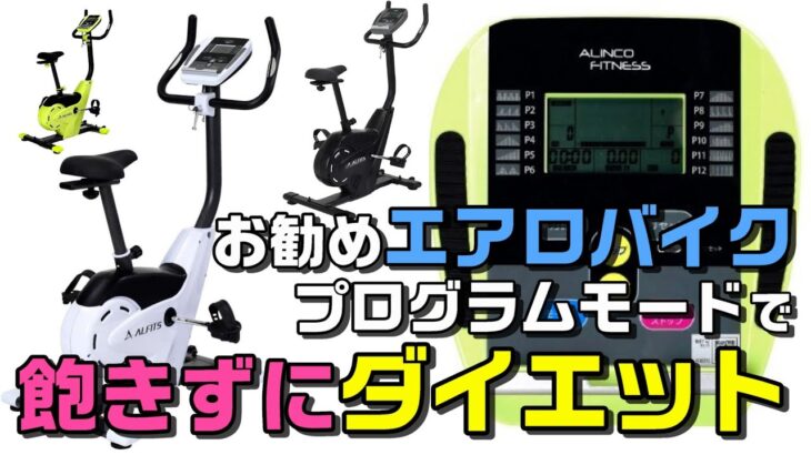 【お勧めエアロバイク】プログラムモードが優秀過ぎるアルインコの6200SP/6216 ダイエットに最適