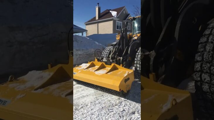 Blue GRYB & Volvo L110H Wheel Loader In Action! #shorts