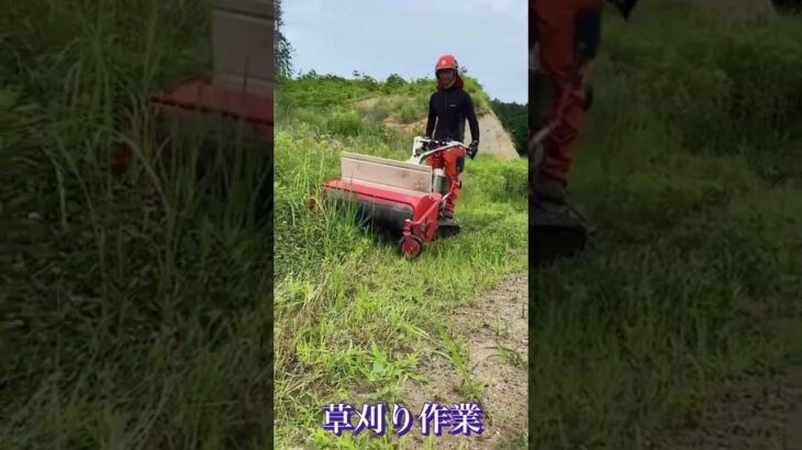 ツインサーキット緑地管理　RX-803　草刈り　自走式草刈り機　トレーラー