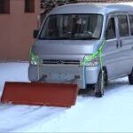 軽トラ 軽自動車 除雪機 スノープラウ　志賀高原に初雪　行ってみた のコピー