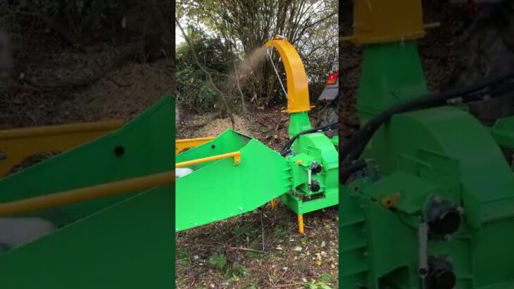 Erster Einsatz des Holzschredders BX-72RS von victory-tractor.com
