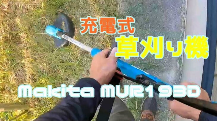 小さくても意外とイケる充電式草刈り機（マキタMAKITA MUR193DSF）を使ってみた。