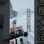 【ヤンマー小型除雪機】早速大活躍！