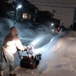 ハイガー産業　電動除雪機　POWERWORKS SNC408