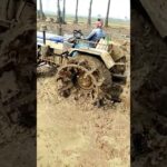 Swaraj Tractor Rotavator work in mud 😰😭 #shorts #short #youtubeshorts