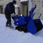 ヤフオクで買った除雪機で除雪