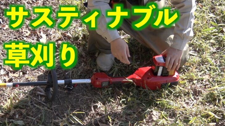 電気草刈り機で持続可能な開墾準備【第9話】