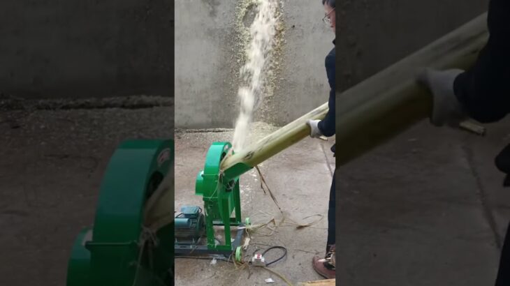 Banana tree chipper straw chopping machine