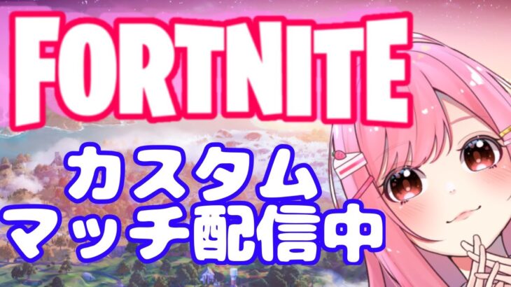 参加型フォートナイトライブ｜ カスタムマッチ⭐️初見さん大歓迎⭐️全機種参加歓迎🌈【FORTNITE 参加型 ライブ】