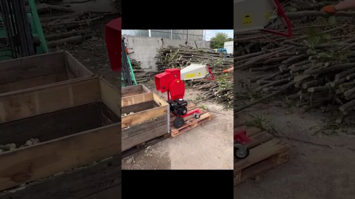 ❗WATCH it all! SUPER machine for harvesting firewood. Wood Chipper!