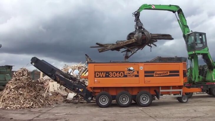【ドップシュタット Doppstadt】一軸低速回転破砕機 DW 木材 Doppstadt Shredder wood