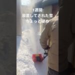 電動除雪スコップ #shorts #除雪 #雪かき #電気 #電動除雪機
