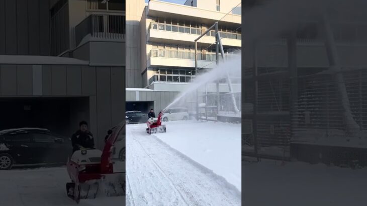 除雪機的日常 #北海道 #札幌 #除雪 #每天都是零下