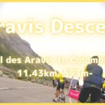 【エアロバイク音楽】【エアロバイク景色】アルプス山脈編：Aravis to Colombière 〜 Col des Aravis Descent 11.43km, 593m-【作業用BGM】