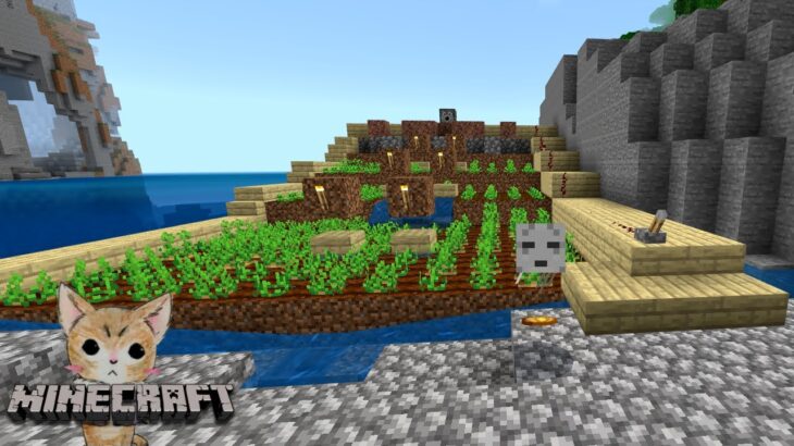 【Minecraft】いたずらと穴掘りしかしてないから家造る1.5ver《ごごねこ生放送》