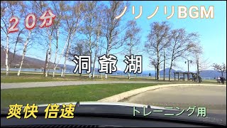 エクササイズバイク 洞爺湖１周#エアロバイク用