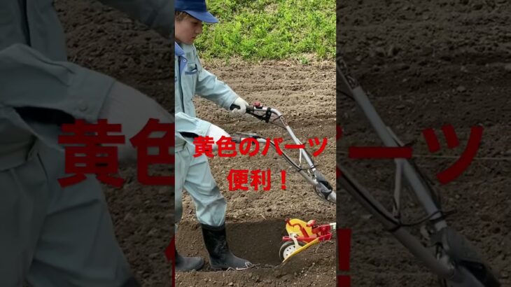 桑いらない！これなら畝簡単 #畑仕事 #ヤンマー #耕運機 #畝作り