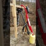 DIY Princess Auto post hole digger stand