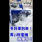 冬将軍到来！青い除雪機稼働中！#Shorts