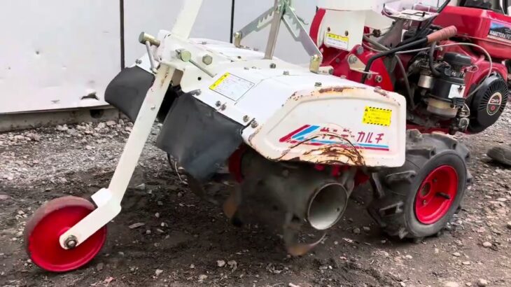 【 確認動画 】マメトラ MRV2D リターンカルチ エンジン 耕運機 耕うん機 管理機 家庭菜園 5馬力