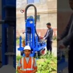 hole digging machinefor poles trolley #fcnfm #youtubeshorts