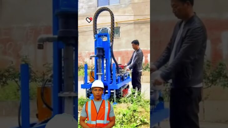 hole digging machinefor poles trolley #fcnfm #youtubeshorts