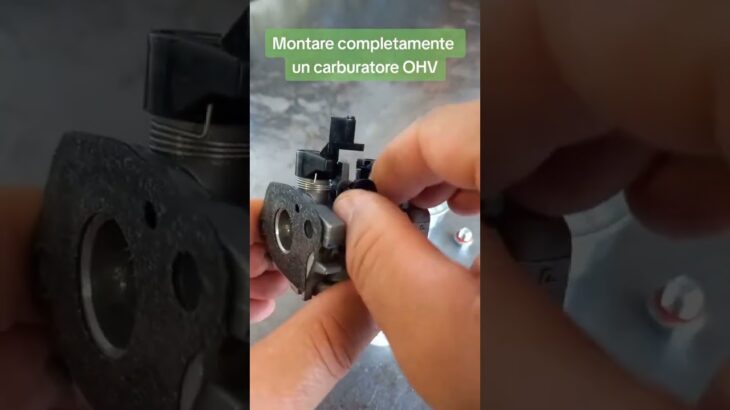 Come rimontare un carburatore OHV rasaerba motozappa motopompa