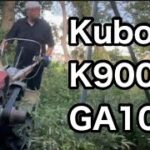 【KUBOTA hand tractor】トタン屋根の下で放置しておいたクボタディーゼル耕運機を再起動させてみた…バカ回りは焦る…車体K900・エンジンGA100形・排気量540㏄・最大10馬力