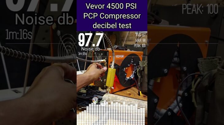 Vevor PCP Compressor & AEA HP SS+ Noise check #shorts #pewpew