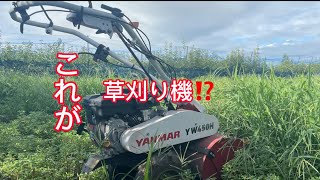 【ヤンマー】YW450Hハンマーナイフモア　草刈りが楽しい