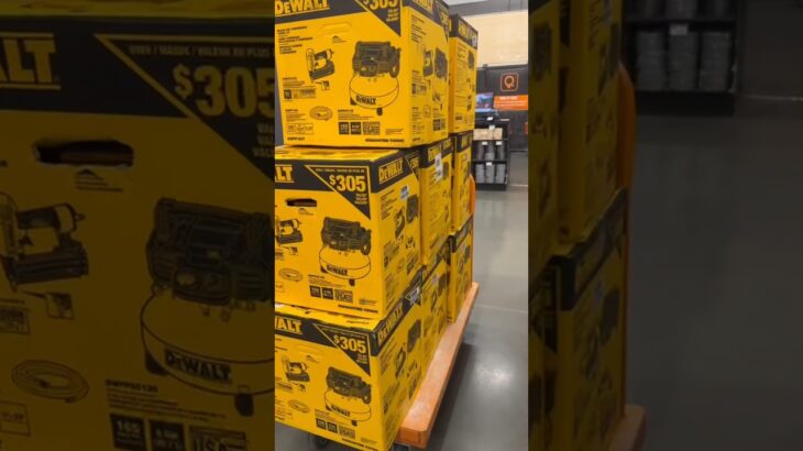 $240 Dewalt Nail Gun Compressor for $60 at Home Depot!