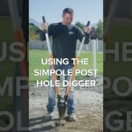 How To: Dig Post Holes (Fast & Easy) #SHORTS | Tilers Tools #digging