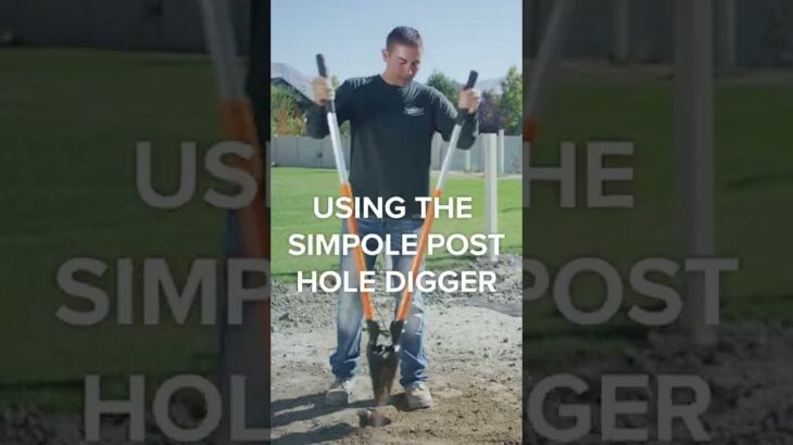 How To: Dig Post Holes (Fast & Easy) #SHORTS | Tilers Tools #digging