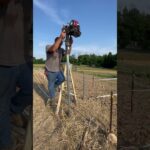 Pounding In Greenhouse Posts! #shorts