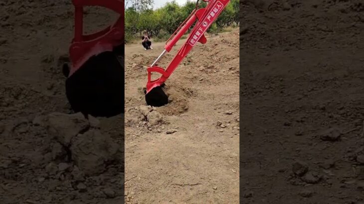 driver digging machine is king#四不都不like digging with a car #P-4674