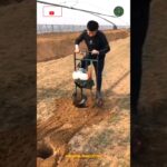 This Farmer Made Hole Digging Easy | Earth Auger Machine Attachment