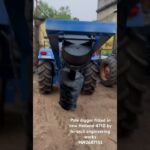 Pole digger fitted in 4710 new Holland by hi-tech engineering works Jagatpur 9437074481,9692687153