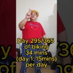 day 295/365 of biking 34 mins per day #twomoredollars #2MD #TMD #fyp #biking #fitnesss