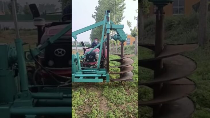 A digging machine for #planting  #Tree