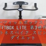 レビューフィットボックス(FITBOX) FITBOX LITE 第3世代 フィットネスバイク スピンバイク ダイエット器具 組み立て簡単 静音 トレーニング トレーニングバイク (単品, ブラック)