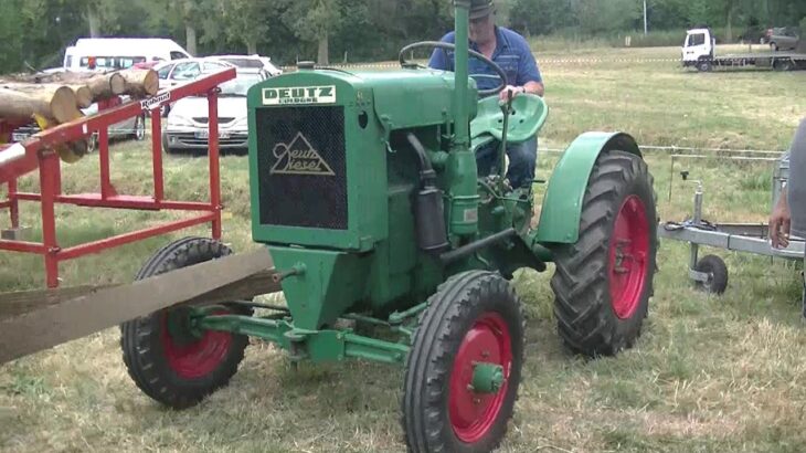 Start Deutz F1M 4S & broyeur pierre