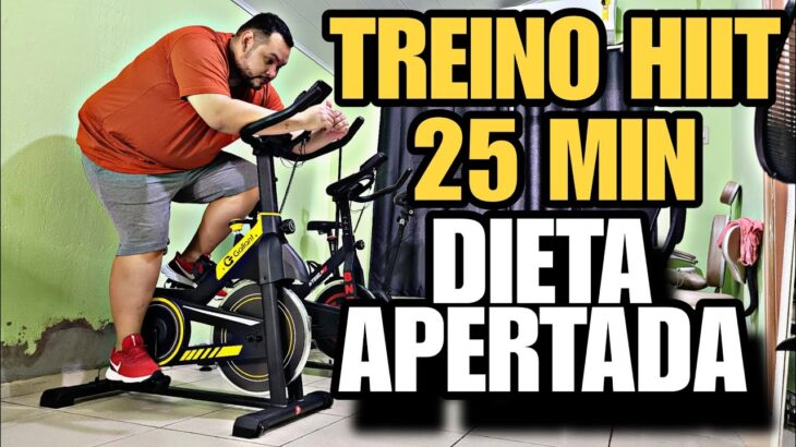 TREINO HIIT BICICLETA ERGOMÉTRICA GALLANT ELITE MAGNÉTICA + MINHA DIETA PARA SECAR