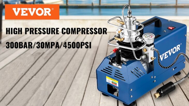 VEVOR High Pressure Compressor, 4500PSI/30MPA/300BAR High Pressure Air Compressor