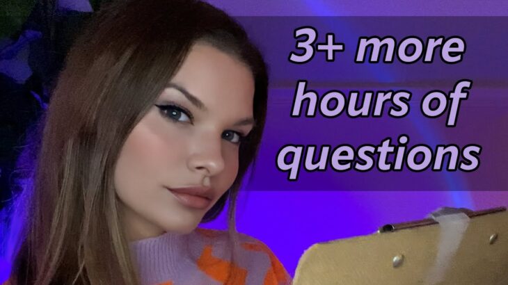 ASMR Can You Answer 777+ Personal Questions for Good Luck? 🍀