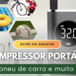 Compressor de ar portátil para seu veículo e muito mais