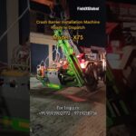 Model – X75 | 9193902772 Crash Barrier Installation Post Machine Metal W Beam #tractorattachments
